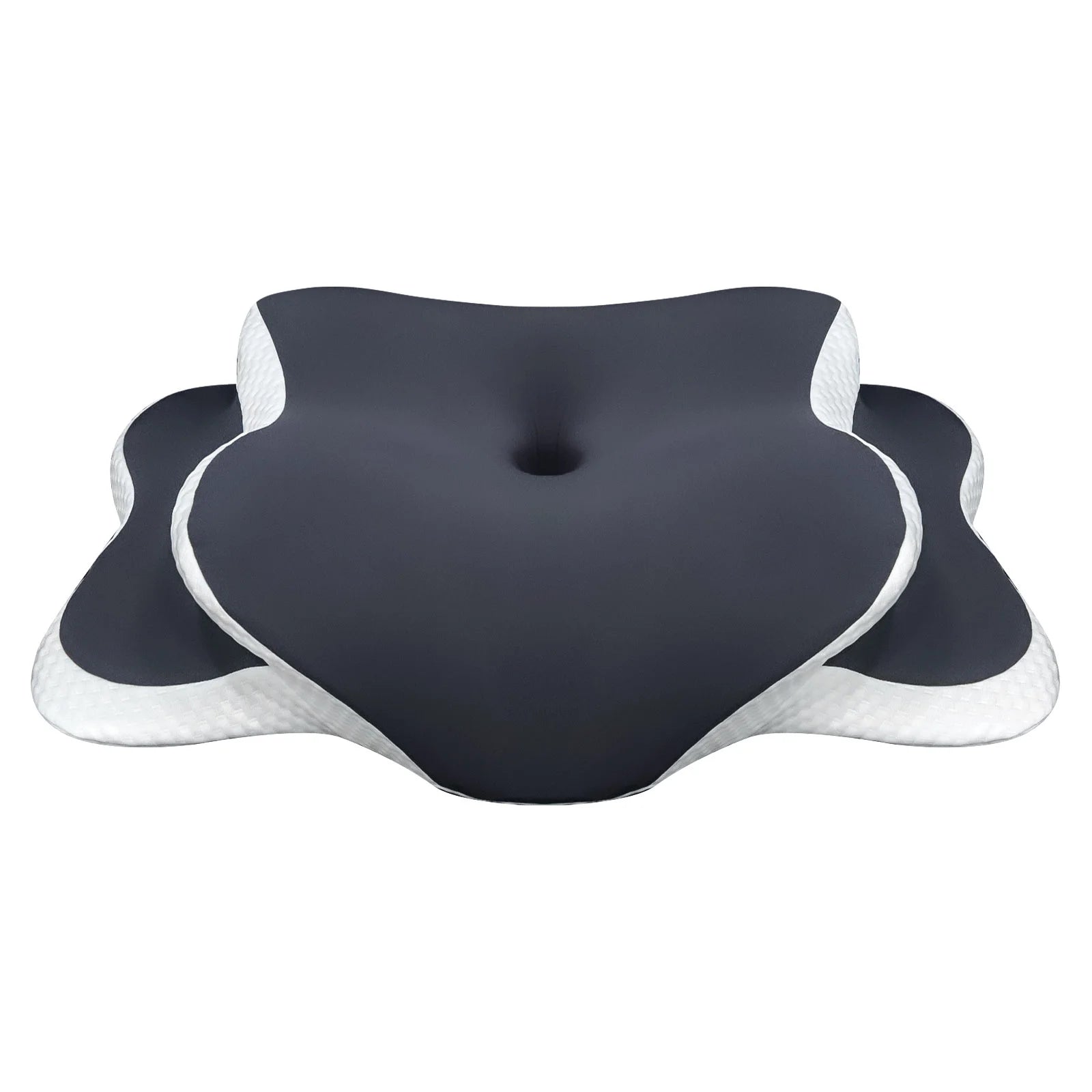 Memory Foam Cervical Pillow for Neck Pain Relief Ergonomic Orthopedic Contour Pillow for Side, Back & Stomach Sleepers