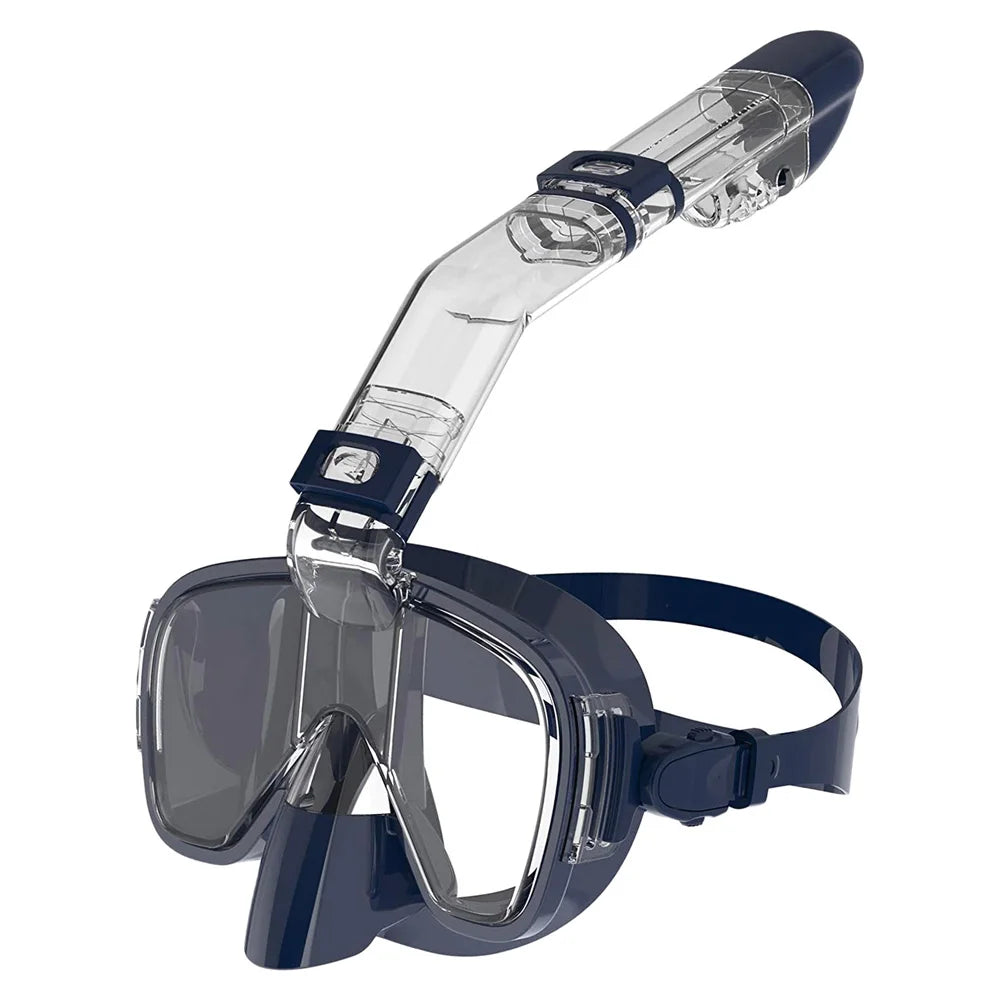 Half Face Snorkeling Mask Set Anti-Fog Scuba Diving Swimming Mask for Adults