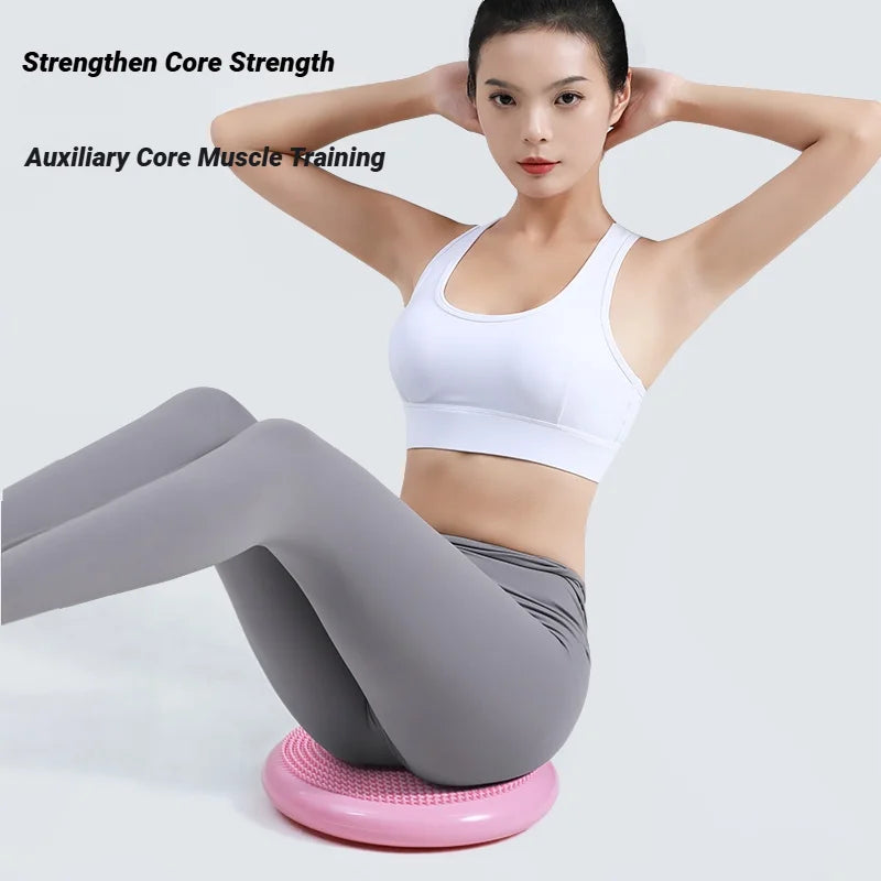 Inflatable Balance Cushion Thickened Explosion-Proof Soft For Yoga Massage Workout Pad Seat Ball