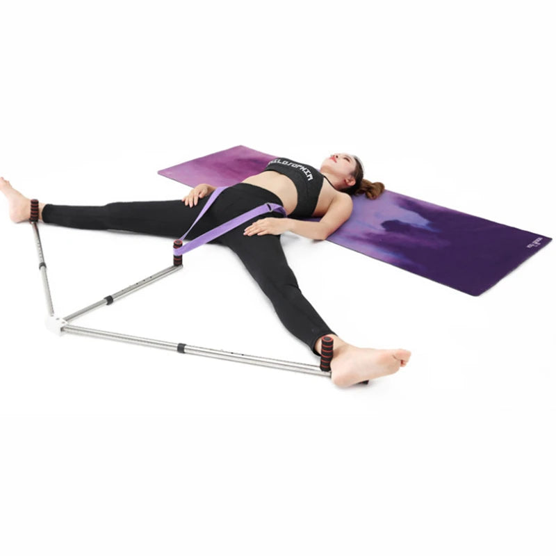 3 Bar Adjustable Leg Stretcher – Stainless Steel Split Stretching Machine with 6 Hole Adjustment