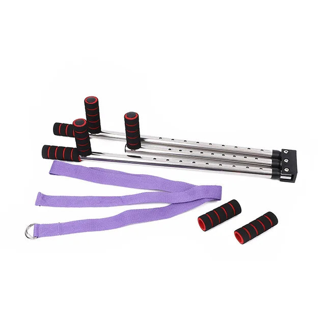 3 Bar Adjustable Leg Stretcher – Stainless Steel Split Stretching Machine with 6 Hole Adjustment