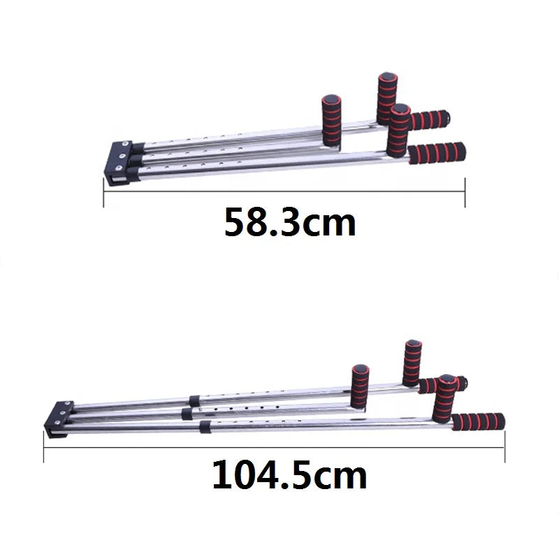 3 Bar Adjustable Leg Stretcher – Stainless Steel Split Stretching Machine with 6 Hole Adjustment